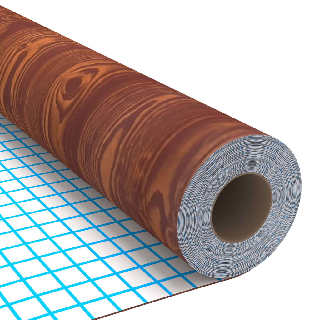 vidaXL Selbstklebende Möbelfolie Akazie 500x90 cm PVC