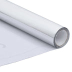 vidaXL Selbstklebende Möbelfolie Hochglanz-Silbern 500x90 cm PVC