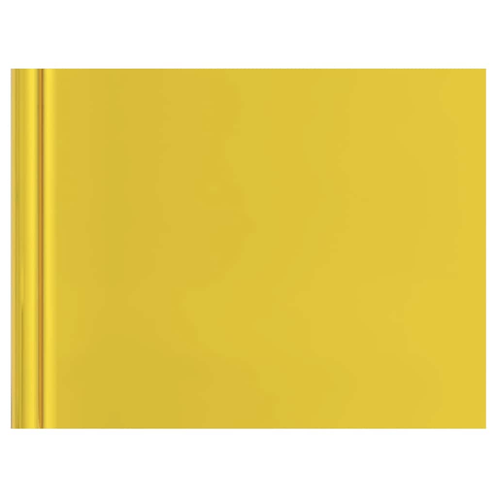 vidaXL Selbstklebende Möbelfolie Hochglanz-Golden 500x90 cm PVC