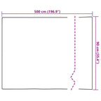 vidaXL Selbstklebende Möbelfolie Hochglanz-Golden 500x90 cm PVC