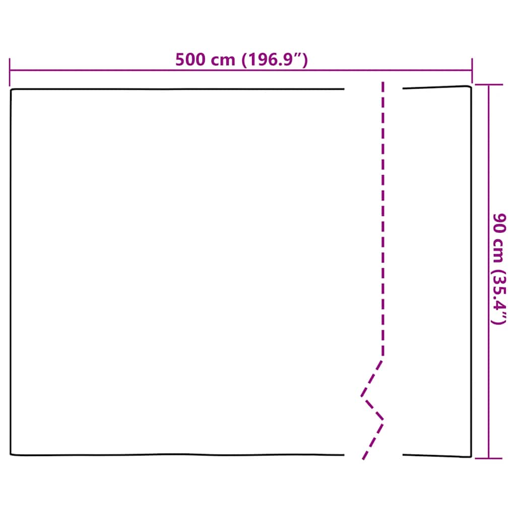 vidaXL Selbstklebende Möbelfolie Hochglanz-Golden 500x90 cm PVC