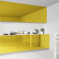 vidaXL Selbstklebende Möbelfolie Hochglanz-Golden 500x90 cm PVC