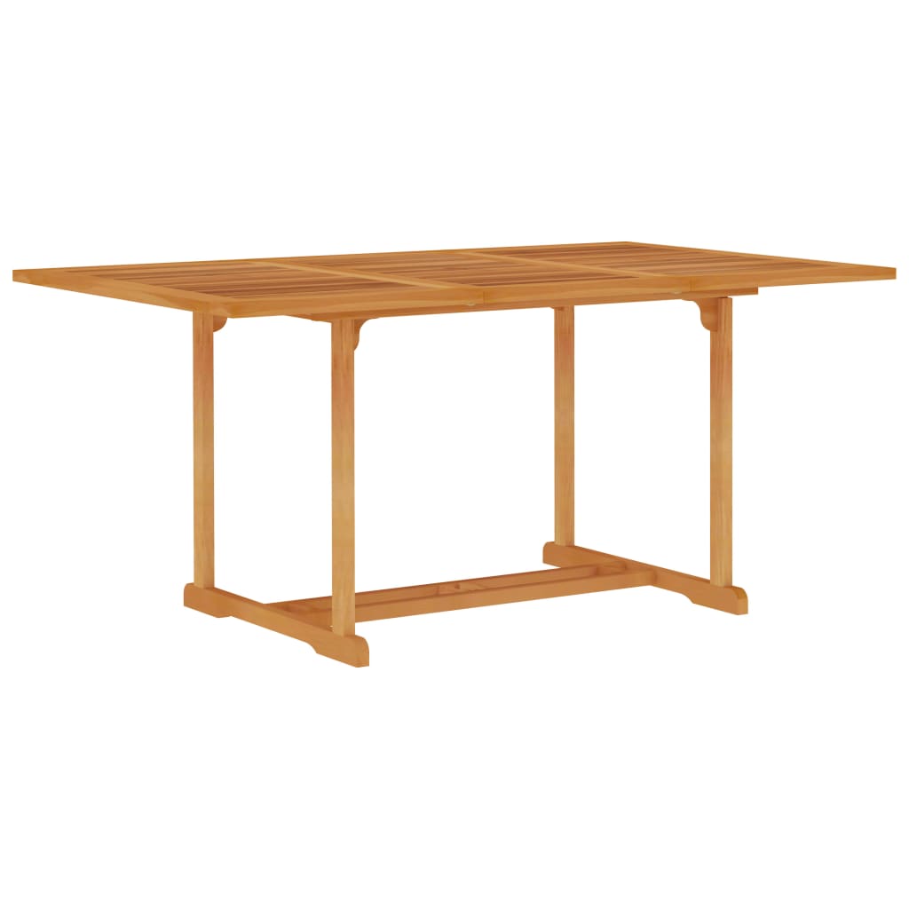 vidaXL 7-tlg. Garten-Essgruppe mit Kissen Massivholz Teak