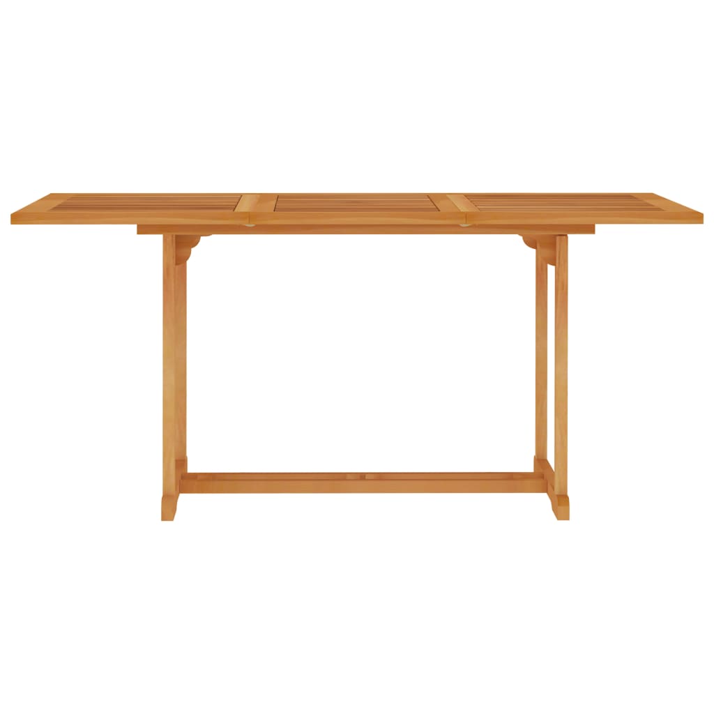 vidaXL 7-tlg. Garten-Essgruppe mit Kissen Massivholz Teak