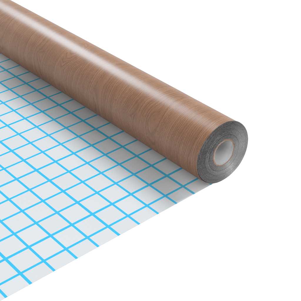 vidaXL Möbelfolien Selbstklebend 2 Stk. Helle Eiche 500x90 cm PVC