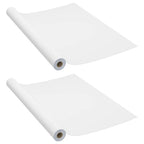 vidaXL Möbelfolien Selbstklebend 2 Stk. Weiß 500x90 cm PVC
