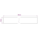 vidaXL Möbelfolien Selbstklebend 2 Stk. Weiß 500x90 cm PVC