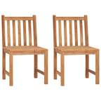 vidaXL 3-teiliges Garten-Ess-Set 80 x 80 cm Massivholz Teak