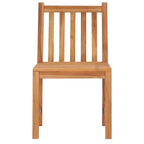 vidaXL 9-teiliges Garten-Ess-Set 120 x 120 cm Massivholz Teak