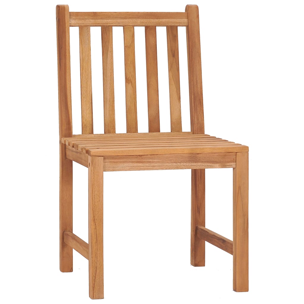 vidaXL 7-teiliges Garten-Ess-Set 120 x 70 cm Massivholz Teak