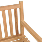 vidaXL Gartenbank 175 cm Massivholz Teak