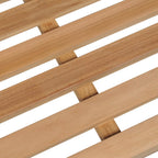 vidaXL Gartenbank 175 cm Massivholz Teak