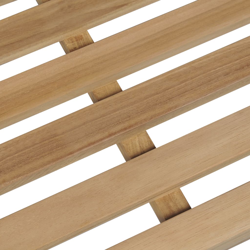 vidaXL Gartenbank 175 cm Massivholz Teak