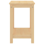 vidaXL Nachttisch Natur 35x30x47 cm Massivholz Kiefer