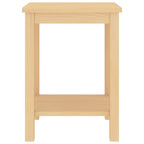 vidaXL Nachttisch Natur 35x30x47 cm Massivholz Kiefer