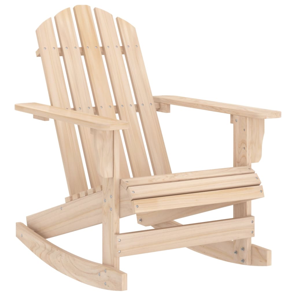 vidaXL Adirondack-Schaukelstuhl Massivholz Tanne