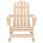 vidaXL Adirondack-Schaukelstuhl Massivholz Tanne