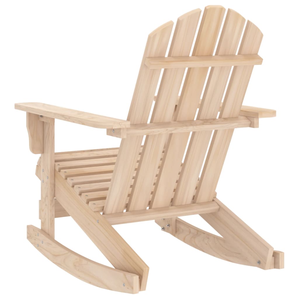 vidaXL Adirondack-Schaukelstuhl Massivholz Tanne