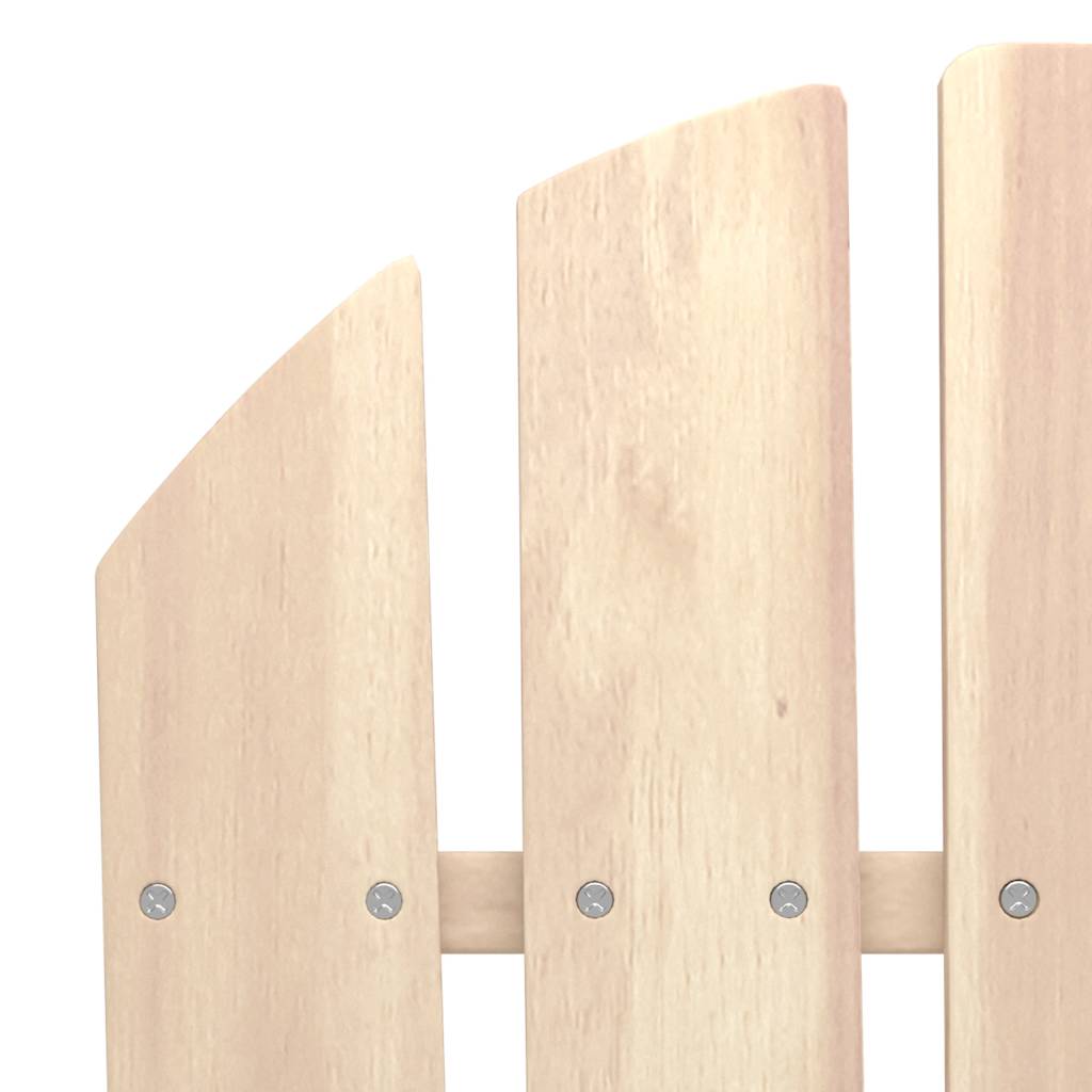 vidaXL Adirondack-Gartenstühle mit Tisch Massivholz Tanne