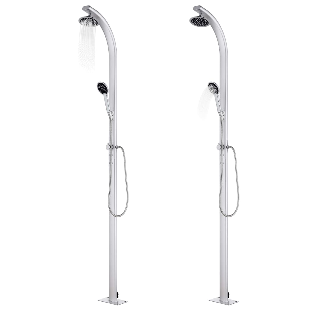 vidaXL Gartendusche 215 cm Aluminium