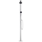 vidaXL Gartendusche 215 cm Aluminium