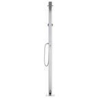 vidaXL Gartendusche 215 cm Aluminium