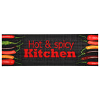 vidaXL Küchenteppich Waschbar Hot & Spicy 60x300 cm