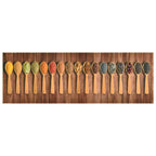 vidaXL Küchenteppich Waschbar Löffel 60x300 cm
