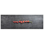vidaXL Küchenteppich Waschbar Peperoni 60x300 cm