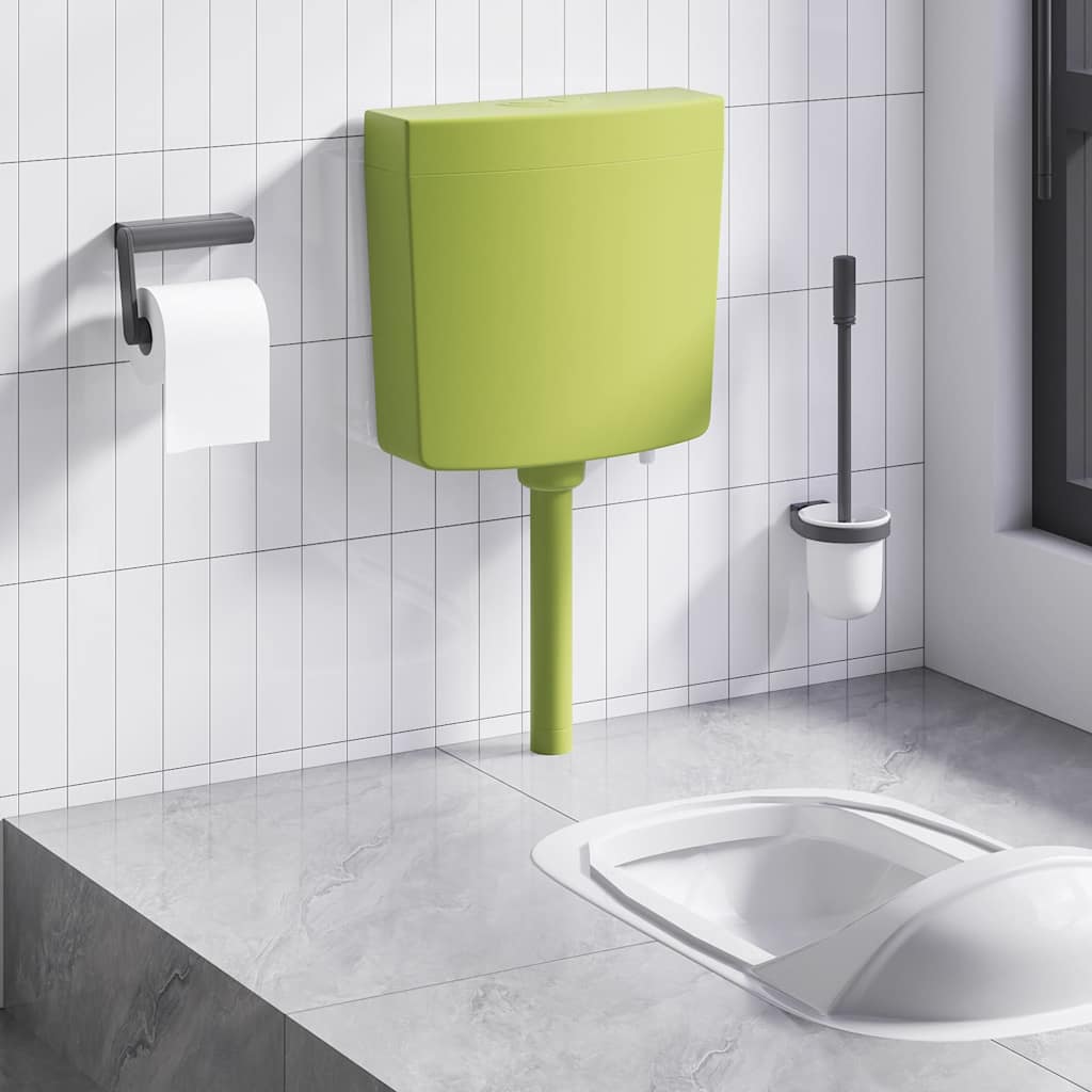vidaXL Spülkasten Wasserzulauf Unten 3/6 L Weiß