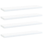 vidaXL Bücherregal-Bretter 4 Stk. Weiß 40x10x1,5 cm Holzwerkstoff