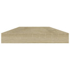 vidaXL Bücherregal-Bretter 4 Stk. Sonoma-Eiche 40x10x1,5 cm