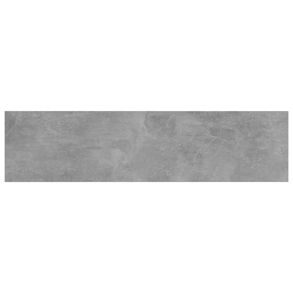 vidaXL Bücherregal-Bretter 8 Stk. Betongrau 40x10x1,5 cm Holzwerkstoff
