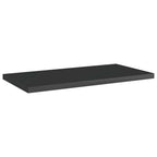 vidaXL Bücherregal-Bretter 8 Stk. Hochglanz-Schwarz 40x20x1,5 cm