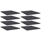 vidaXL Bücherregal-Bretter 8 Stk. Weiß 40x10x1,5 cm Holzwerkstoff