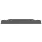 vidaXL Bücherregal-Bretter 4 Stk. Hochglanz-Grau 60x30x1,5 cm