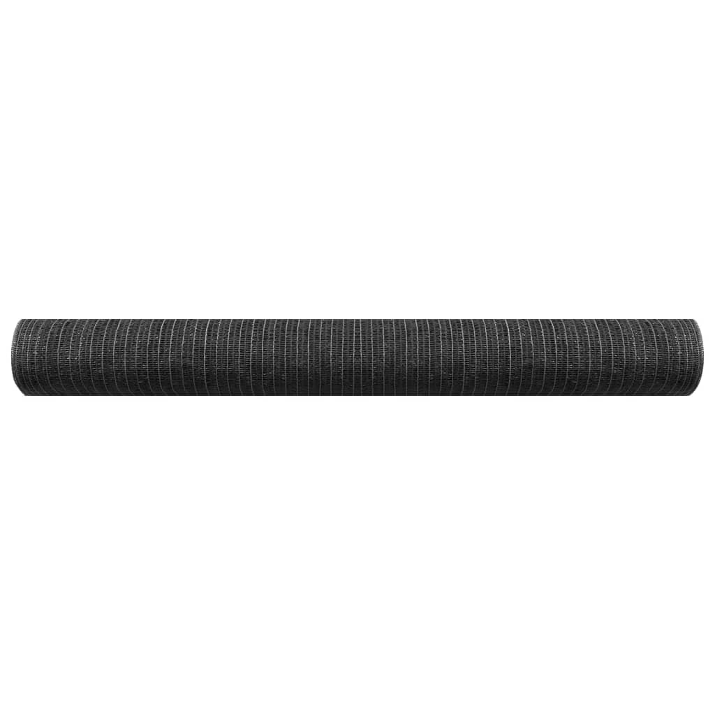 vidaXL Zaunblende Anthrazit 1,2x10 m HDPE 75 g/m²
