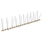 vidaXL 20-tlg. Vogelabwehr-Spikes-Set 10 m Kunststoff 2-reihig