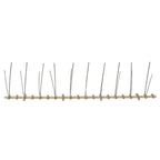 vidaXL 20-tlg. Vogelabwehr-Spikes-Set 10 m Kunststoff 2-reihig
