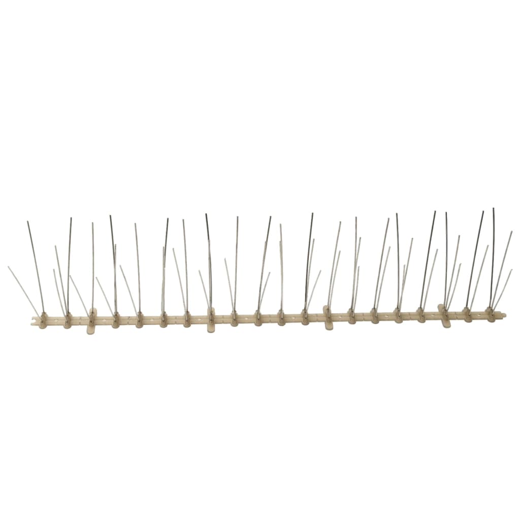 vidaXL 6-tlg. Vogelabwehr-Spikes-Set 3 m Kunststoff 5-reihig