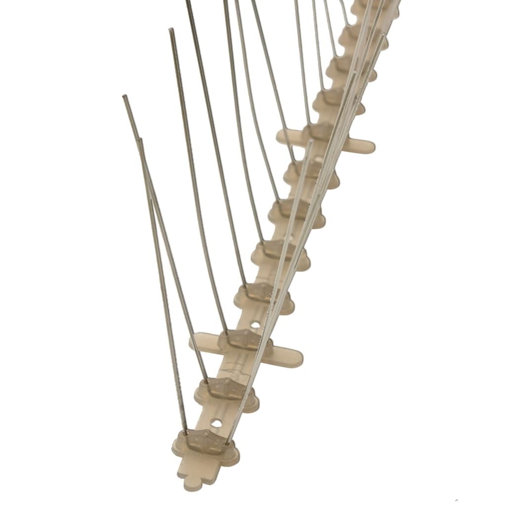 vidaXL 6-tlg. Vogelabwehr-Spikes-Set 3 m Kunststoff 5-reihig