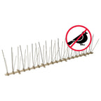 vidaXL 20-tlg. Vogelabwehr-Spikes-Set 10 m Kunststoff 5-reihig