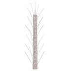 vidaXL 10-tlg. Taubenabwehr Spikes-Set Edelstahl 5 m 5-reihig