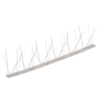 vidaXL 40-tlg. Taubenabwehr Spikes-Set Edelstahl 20 m 5-reihig