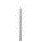 vidaXL 40-tlg. Taubenabwehr Spikes-Set Edelstahl 20 m 5-reihig