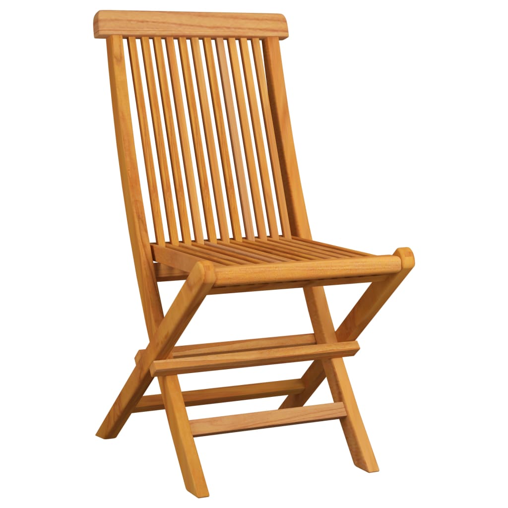 vidaXL Gartenstühle mit Hellblauen Kissen 2 Stk. Massivholz Teak