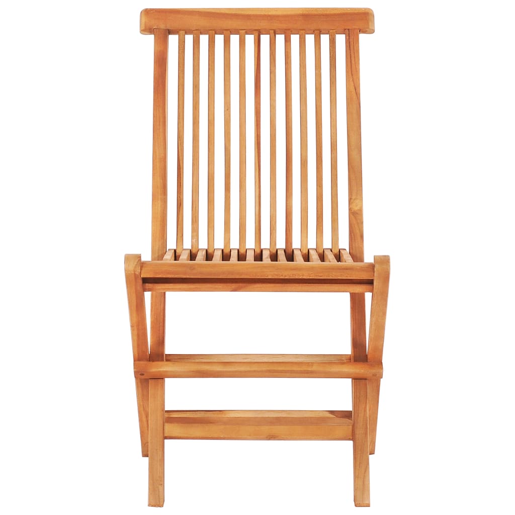 vidaXL 3-tlg. Bistro-Set mit Kissen Grau Karomuster Massivholz Teak