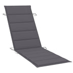 vidaXL Schaukelliege mit Auflage Massivholz Teak
