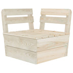 vidaXL 7-tlg. Garten-Paletten-Lounge-Set Imprägniertes Fichtenholz