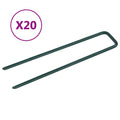 vidaXL Nägel für Kunstrasen 20 Stk. U-Form Eisen